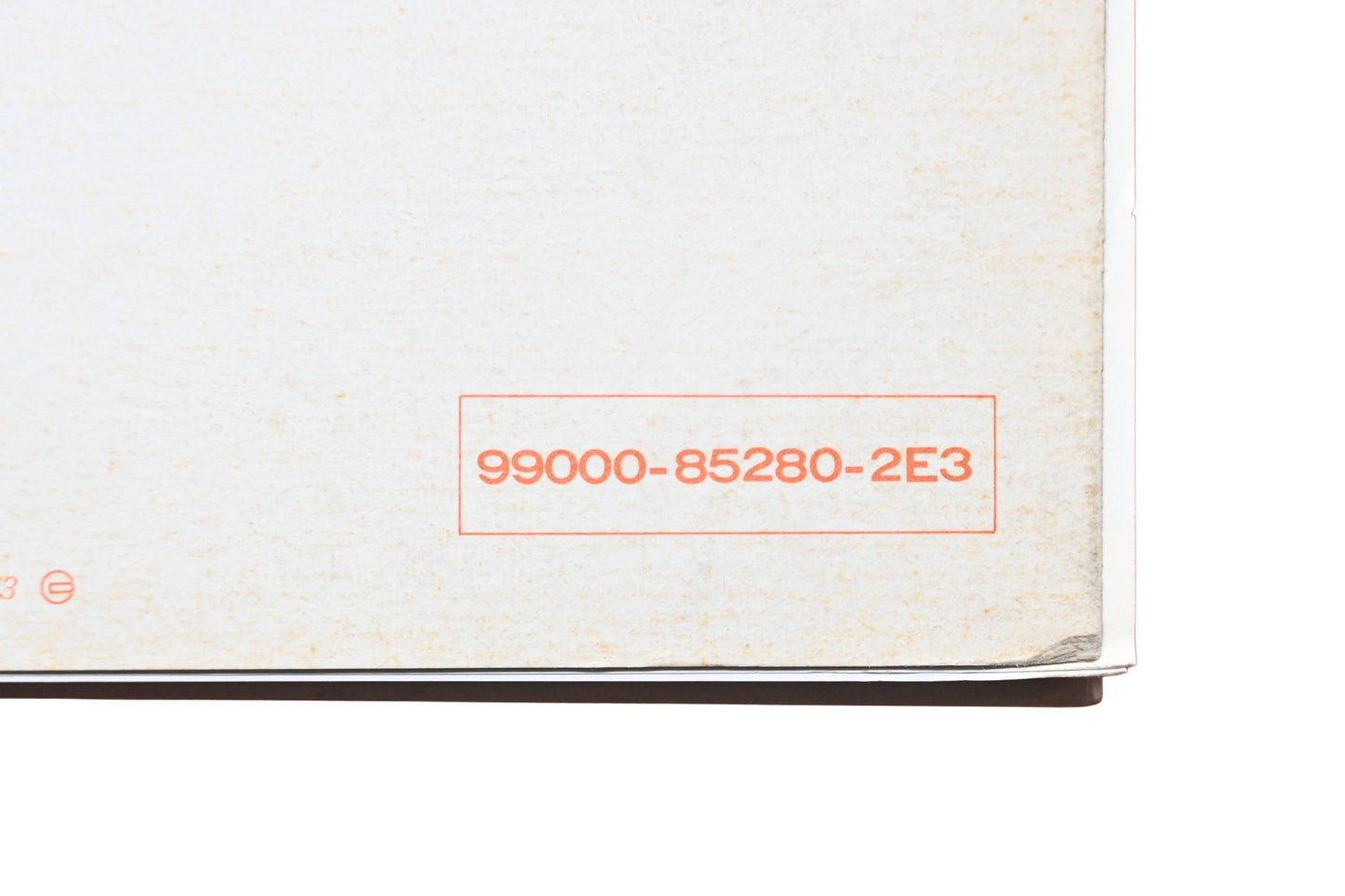 OEM Suzuki 99000-85280-2E3 TS125 Service Manual