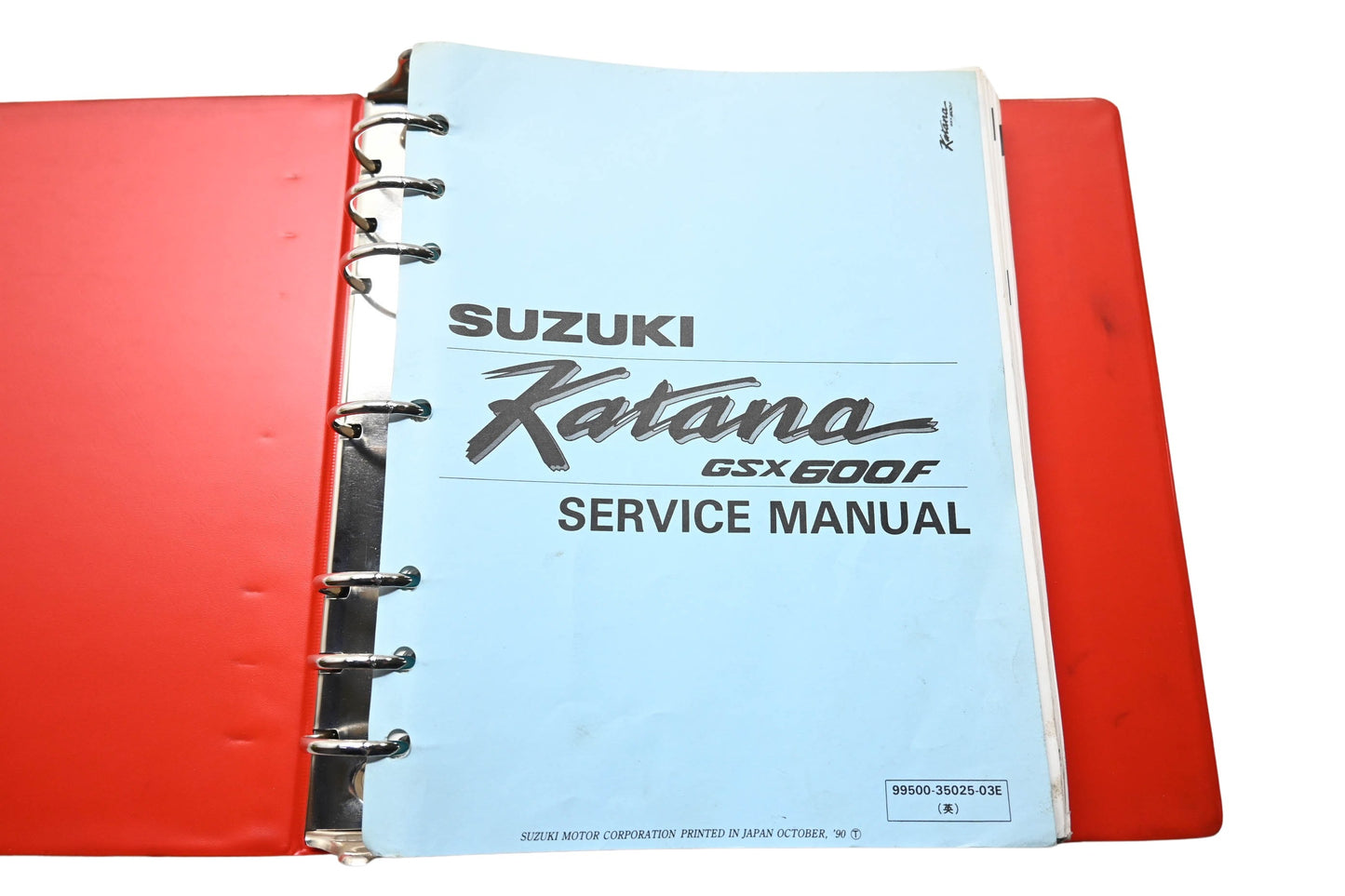 OEM Suzuki 99500-35025-03E Katana GSX600F Service Manual