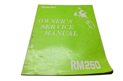 OEM Suzuki 99011-28E50-03A Owner's Service Manual RM250