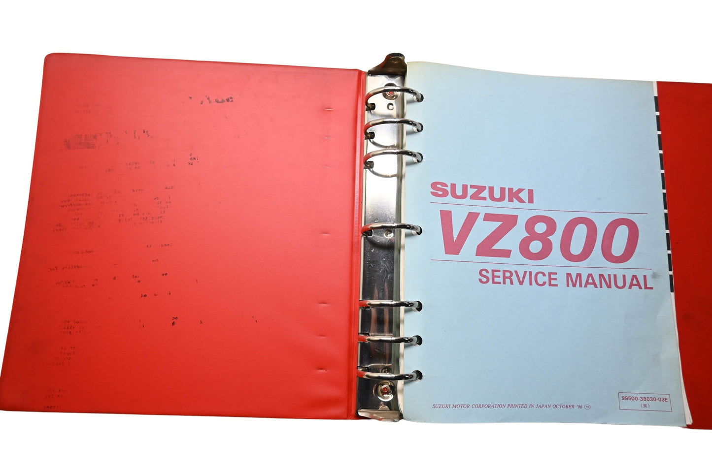 OEM Suzuki 99500-38030-03E VZ800 Service Manual