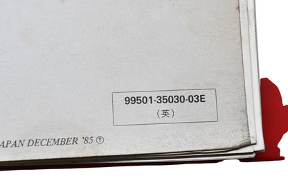 OEM Suzuki 99501-35030-03E GS550 Supplementary Service Manual