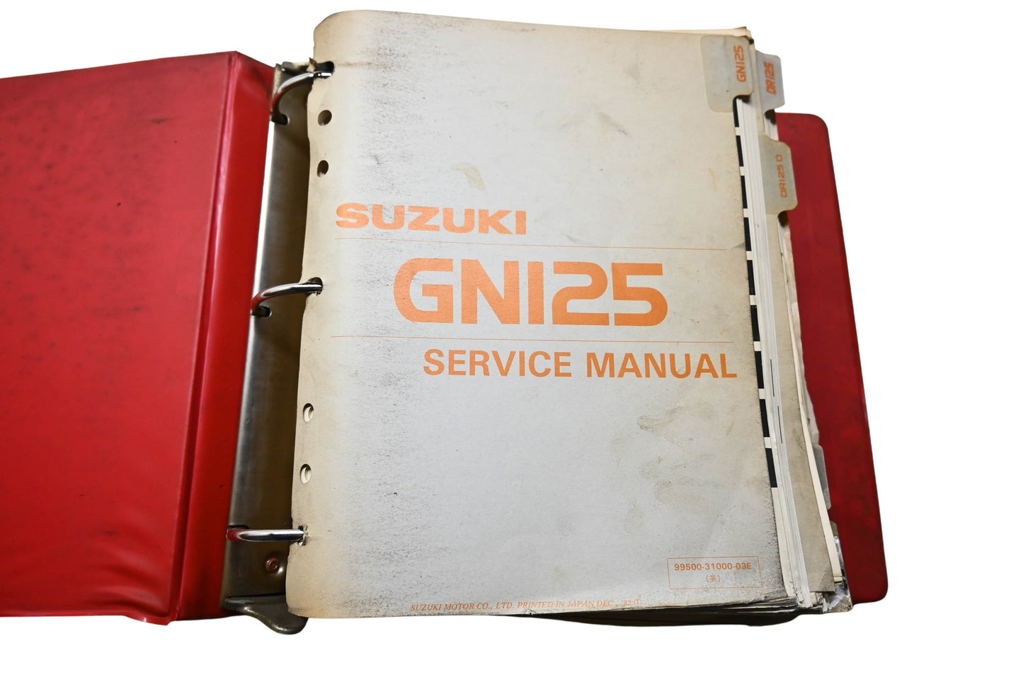 OEM Suzuki 99500-31000-03E GN125 Service Manual