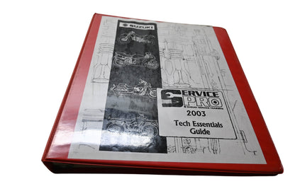 OEM Suzuki 99923-10099 Service Pro 2003 Service Training Tech Essentials Guide