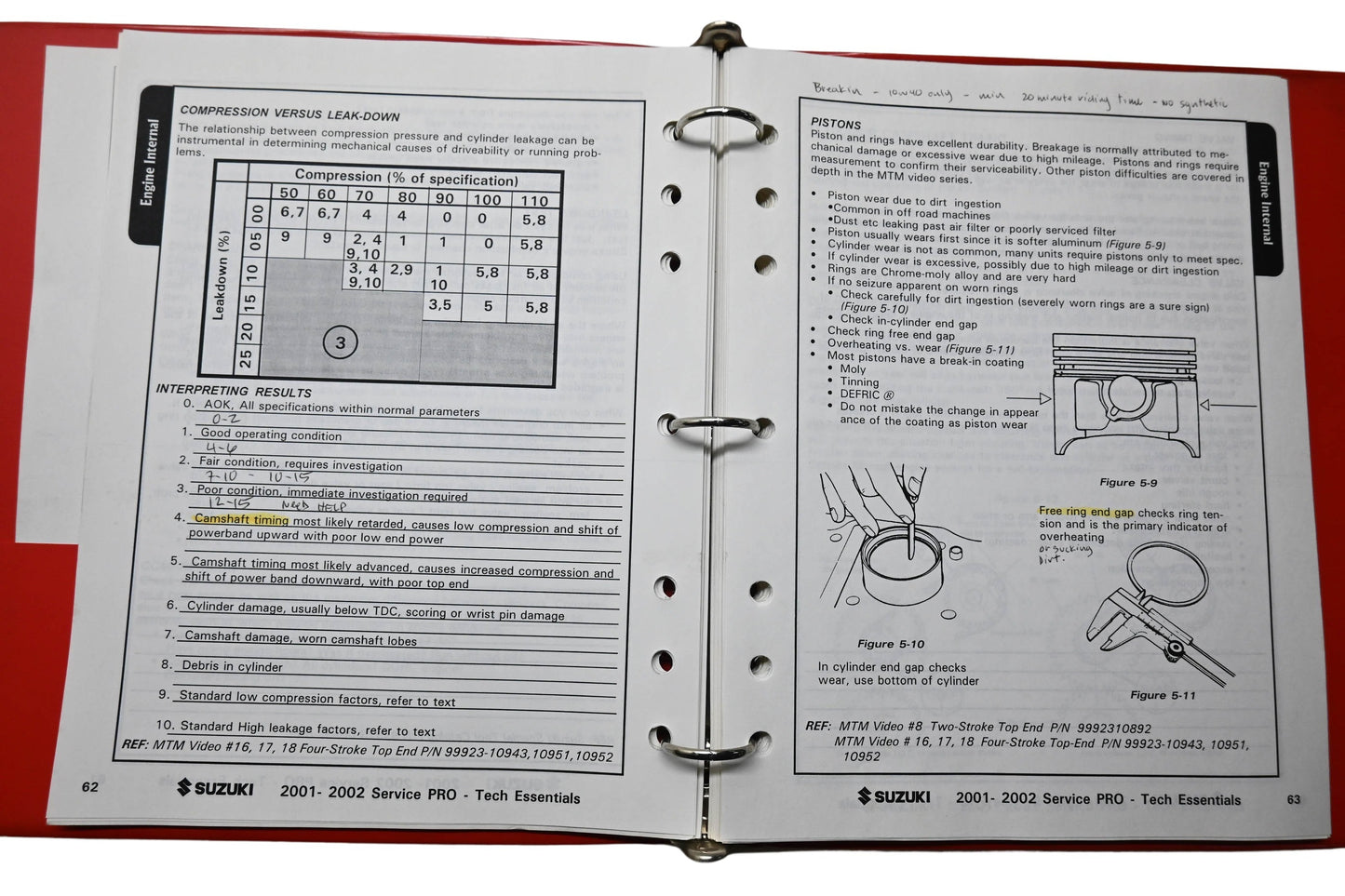 OEM Suzuki 99923-10099 Service Pro 2003 Service Training Tech Essentials Guide