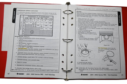 OEM Suzuki 99923-10099 Service Pro 2003 Service Training Tech Essentials Guide