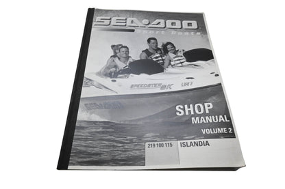 Aftermarket 219100115 Sea-Doo Shop Manual Volume 2 Islandia