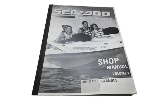 Aftermarket 219100115 Sea-Doo Shop Manual Volume 2 Islandia