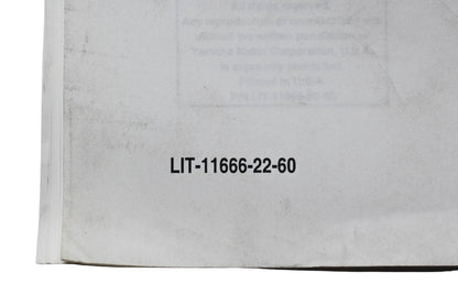 OEM Yamaha LIT-11666-22-60 XVS95Y(C) XVS95CTY(C) Assembly Manual