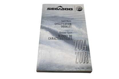 Aftermarket 219100307 Sea-Doo Specification Booklet 2004 2008