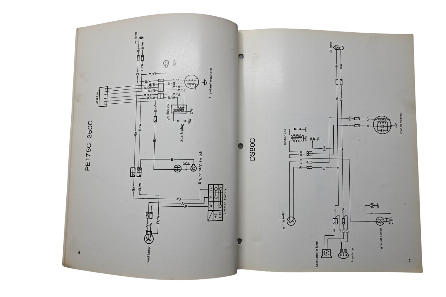 OEM Suzuki BF018-50 1978 Suzuki Wiring Diagrams Manual