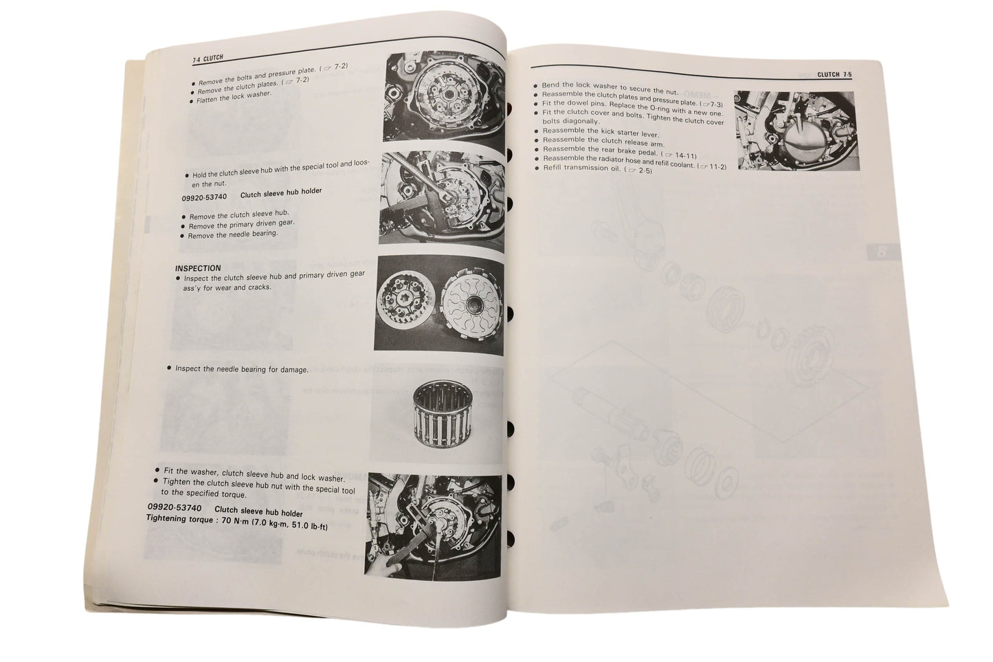 OEM Suzuki 99011-43D52-03A Owner's Service Manual RM125