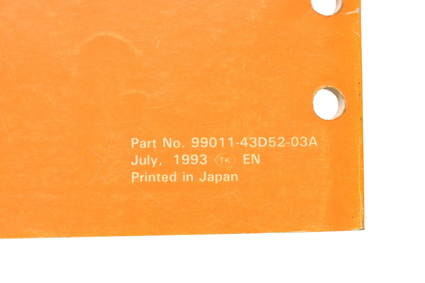OEM Suzuki 99011-43D52-03A Owner's Service Manual RM125