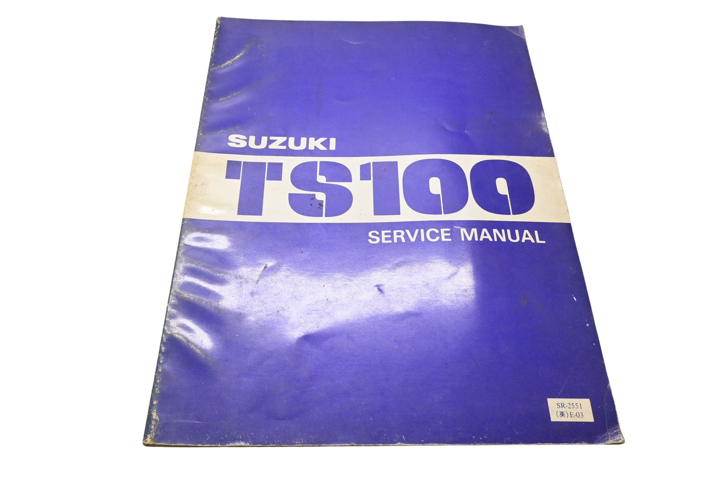 OEM Suzuki SR-2551 E-03 TS100 Service Manual