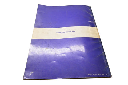 OEM Suzuki SR-2551 E-03 TS100 Service Manual