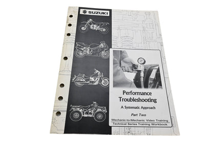 OEM Suzuki 99923-10022-03W Performance Troubleshooting Part Two Manual