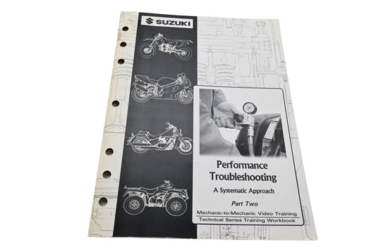 OEM Suzuki 99923-10022-03W Performance Troubleshooting Part Two Manual