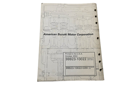 OEM Suzuki 99923-10022-03W Performance Troubleshooting Part Two Manual