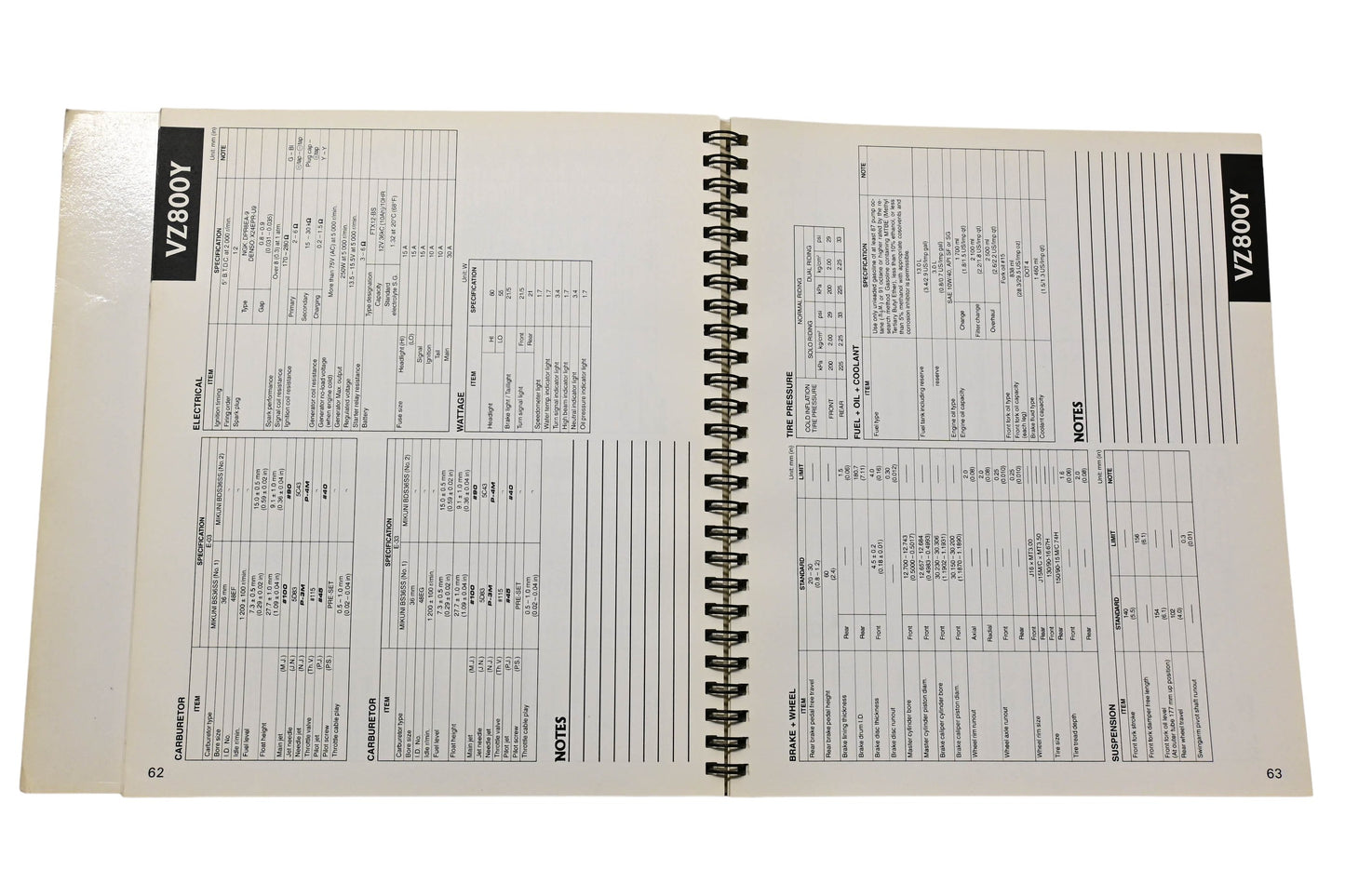 OEM Suzuki 99923-32000 Motorcycle & ATV Ready Reference Manual 2000 Y Models