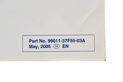 OEM Suzuki 99011-37F55-03A RM250 Owner's Service Manual May 2005
