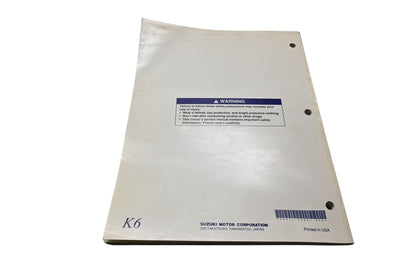 OEM Suzuki 99011-02B81-03A RM85/L Owner's Service Manual April 2005