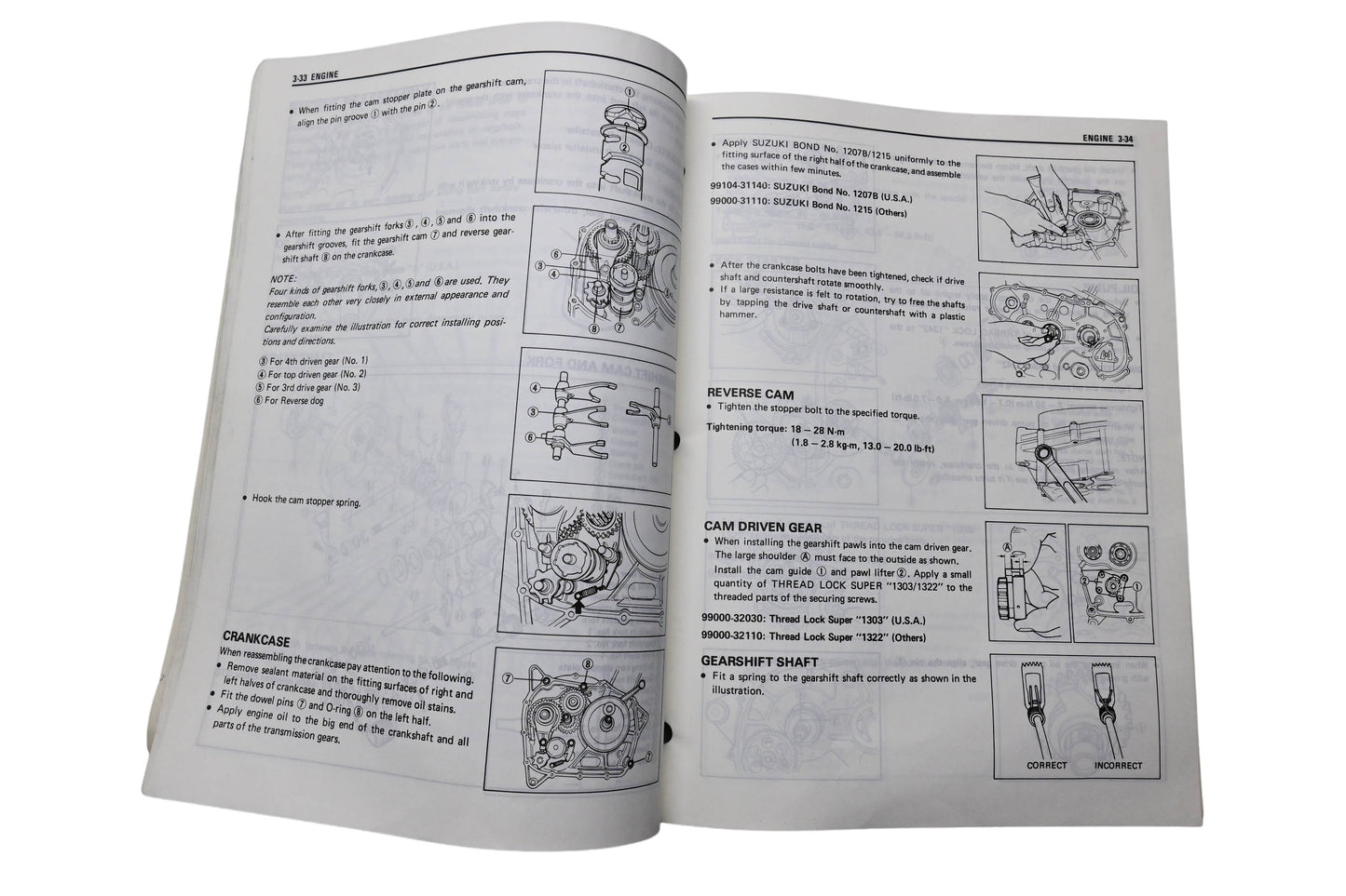 OEM Suzuki 99500-42100-01E LT250S Service Manual