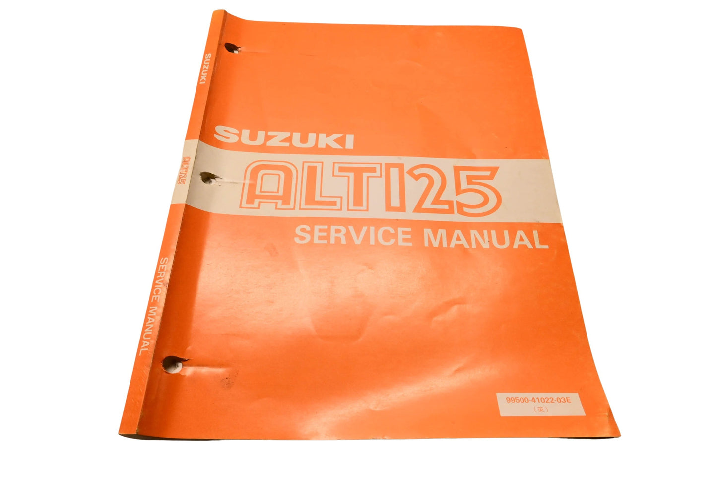 OEM Suzuki 99500-41022-03E ALT125 Service Manual