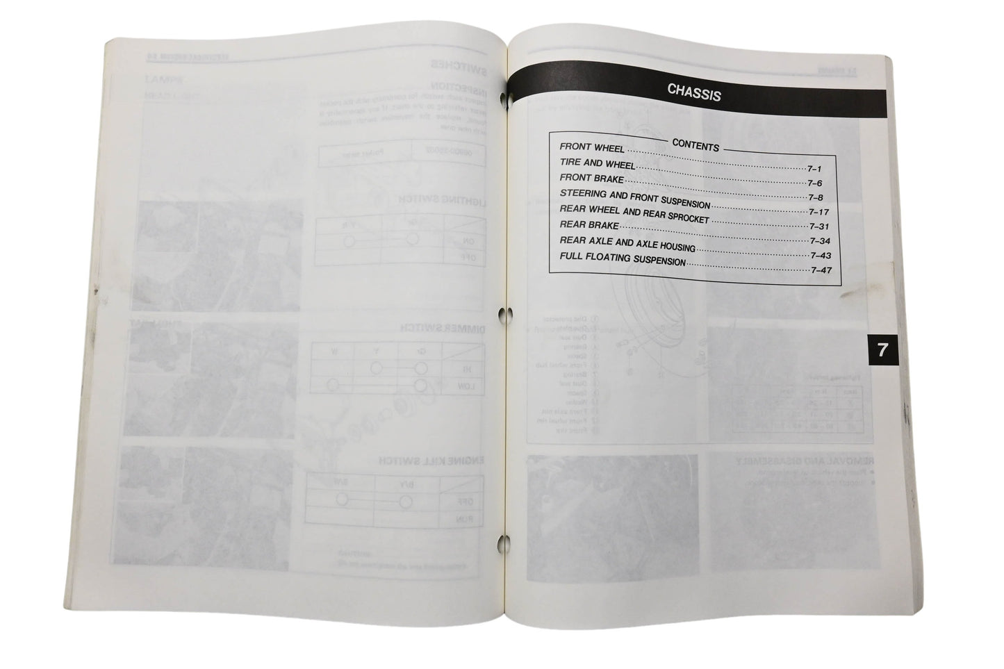 OEM Suzuki 99500-22041-01E LT250R Service Manual