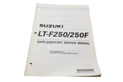 OEM Suzuki 99501-42180-01E LT-F250/250F Supplementary Service Manual