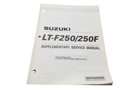 OEM Suzuki 99501-42180-01E LT-F250/250F Supplementary Service Manual