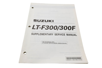OEM Suzuki 99501-42190-01E LT-F300/300F Supplementary Service Manual
