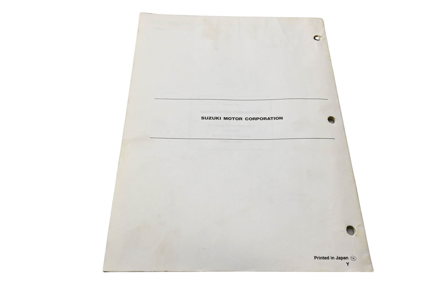 OEM Suzuki 99501-42190-01E LT-F300/300F Supplementary Service Manual