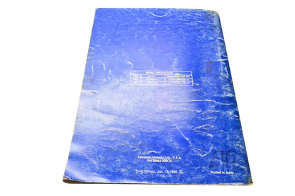 OEM Kawasaki 99963-0051-01 JS550 Jet Ski Watercraft Service Manual
