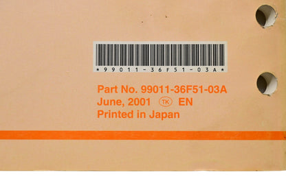 OEM Suzuki 99011-36F51-03A RM125 Owner's Service Manual