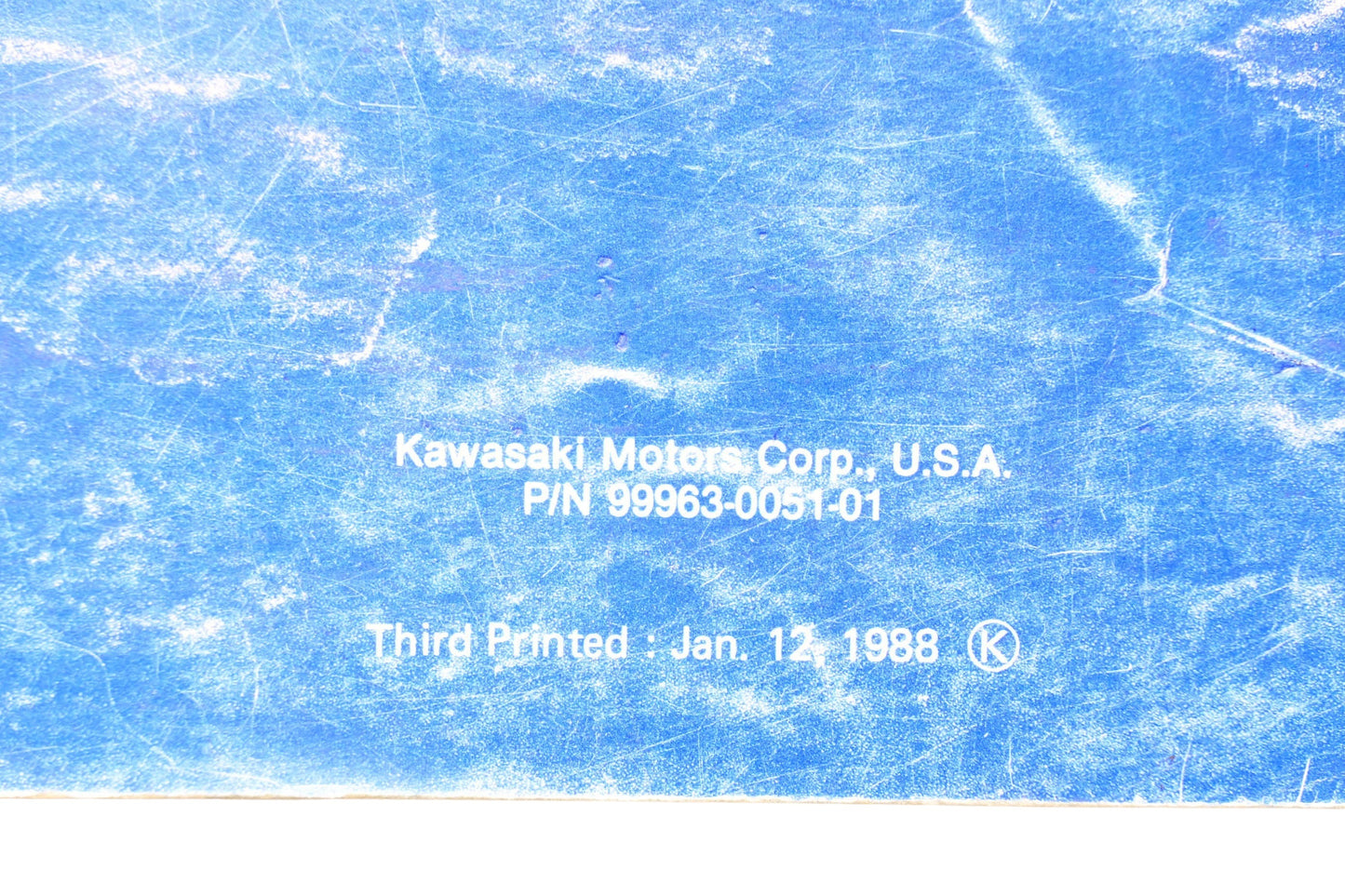 OEM Kawasaki 99963-0051-01 JS550 Jet Ski Watercraft Service Manual