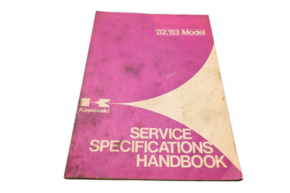 OEM Kawasaki 9926-1007-01 Service Specifications Handbook '82 '83 Model