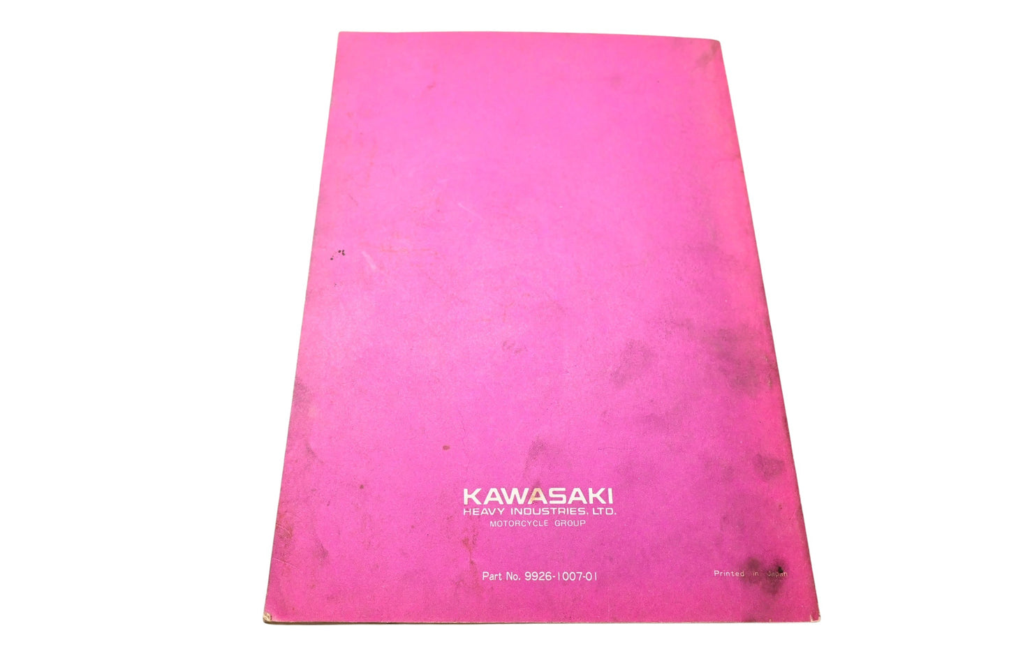 OEM Kawasaki 9926-1007-01 Service Specifications Handbook '82 '83 Model