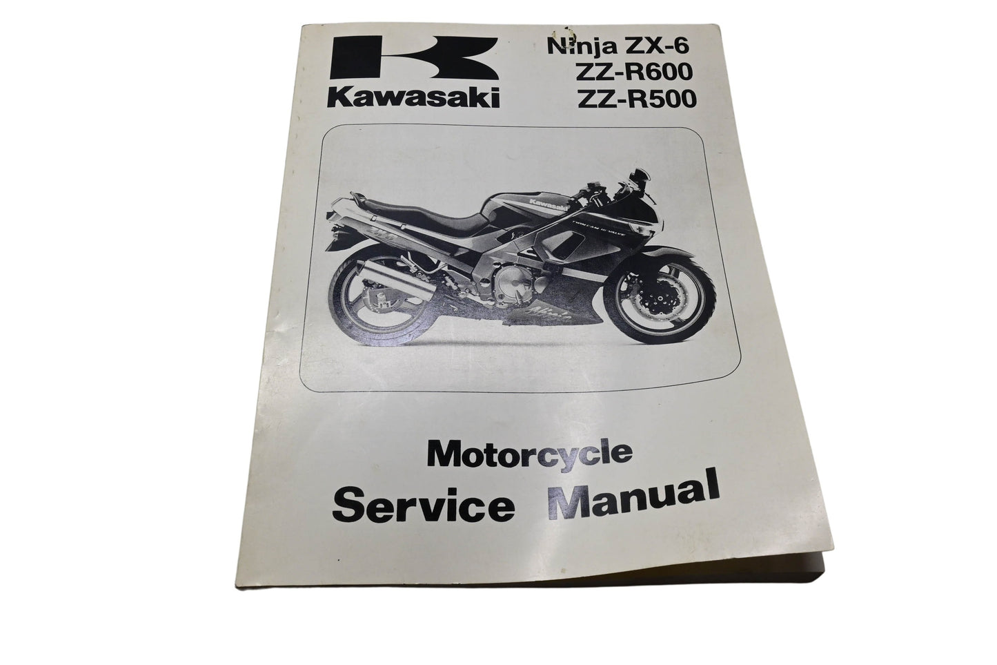 OEM Kawasaki 99924-1128-02 Motorcycle Service Manual Ninja ZX-6 ZZ-R600 ZZ-R500