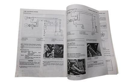 OEM Kawasaki 99924-1128-02 Motorcycle Service Manual Ninja ZX-6 ZZ-R600 ZZ-R500