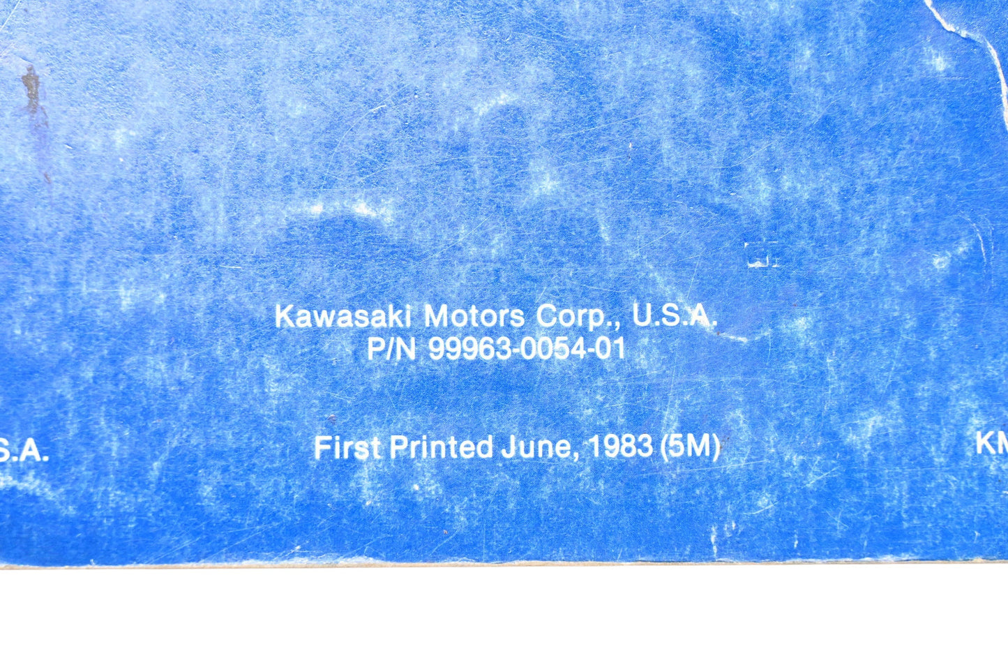 OEM Kawasaki 99963-0054-01 JS440 Jet Ski Watercraft Service Manual 1983