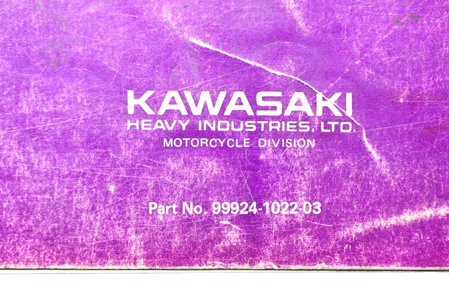 OEM Kawasaki 99924-1022-03 KZ440 Motorcycle Service Manual