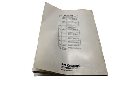 OEM Kawasaki 99924-1161-56 Ninja ZX-6 ZZ-R600 ZZ-R500 Motorcycle Service Manual