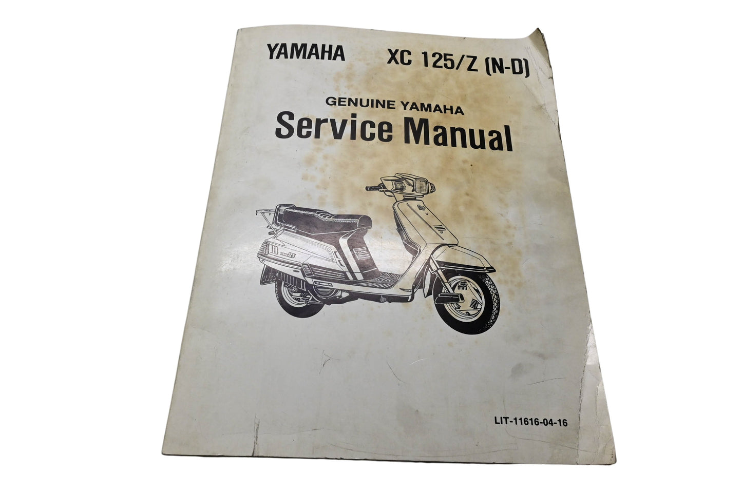 OEM Yamaha LIT-11616-04-16 XC 125/Z (N-D) Genuine Yamaha Service Manual