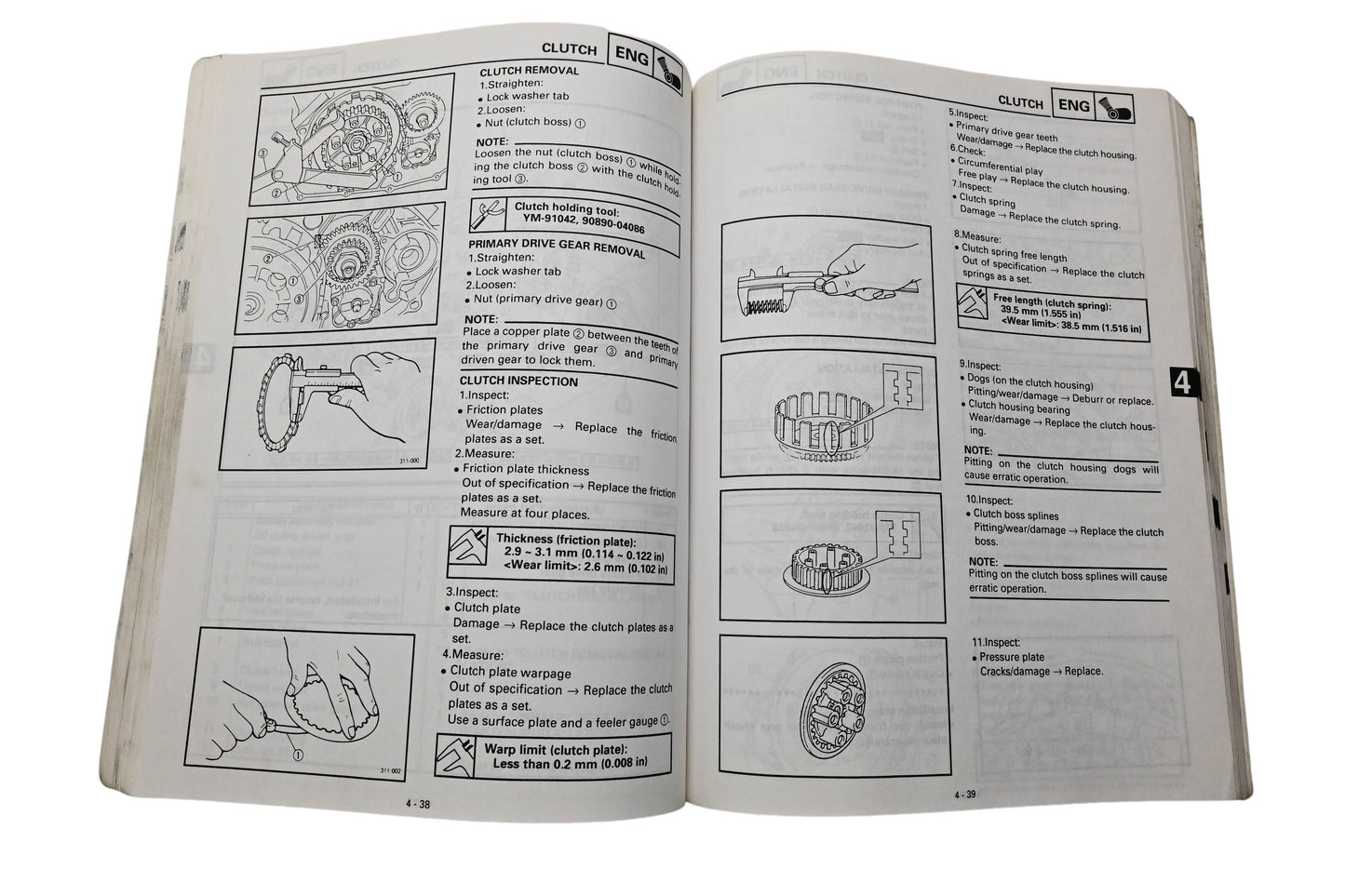 OEM Yamaha LIT-11616-11-16 XVS650AK(C) Service Manual