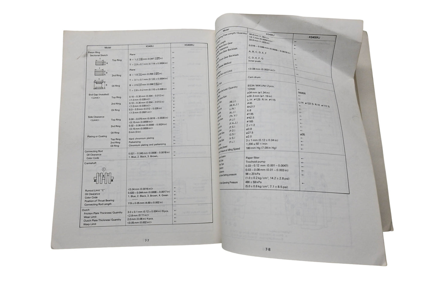 OEM Yamaha LIT-11616-02-91 XS400 J/RJ/K/RK Genuine Yamaha Service Manual