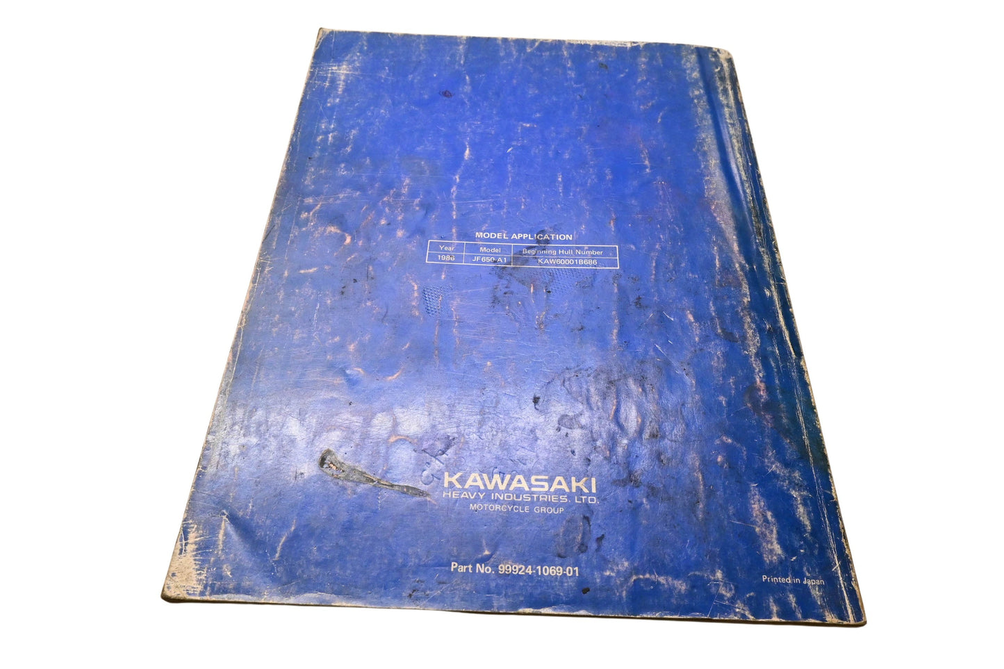 OEM Kawasaki 99924-1069-01 Jet Skit X-2 Watercraft Service Manual
