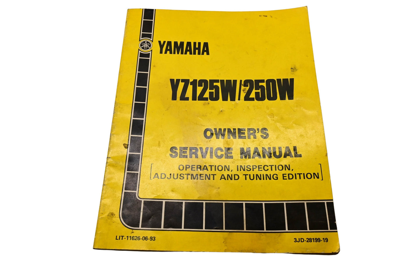 OEM Yamaha LIT-11626-06-93 YZ125W/250W Owner's Service Manual
