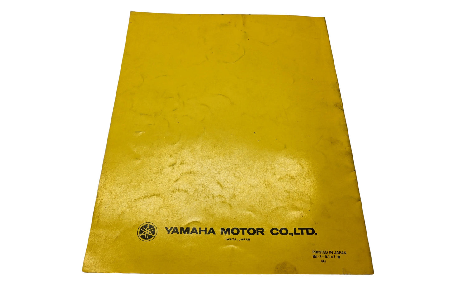 OEM Yamaha LIT-11626-06-93 YZ125W/250W Owner's Service Manual