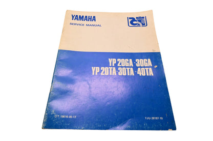 OEM Yamaha LIT-19616-00-17 Service Manual YP20GA 30GA YP20TA 30TA 40TA
