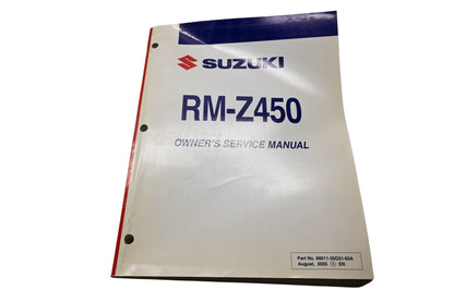 OEM Suzuki 99011-35G51-03A RM-Z450 Owner's Service Manual