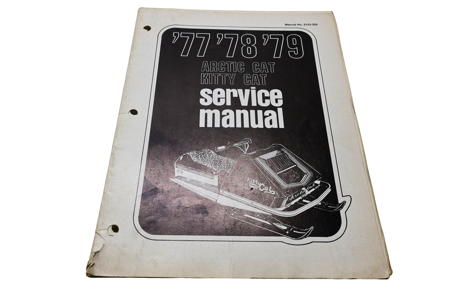 OEM Arctic Cat 0153-259 Kitty Cat Service Manual '77 '78 '79